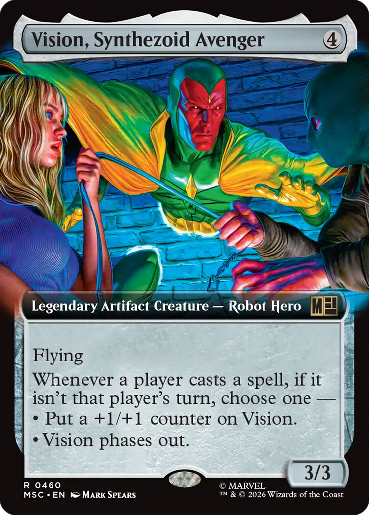 Vision, Synthezoid Avenger (Extended Art) [Marvel Super Heroes Commander] | Lots Moore NSW