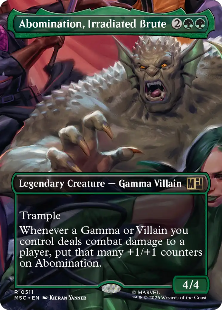 Abomination, Irradiated Brute (Borderless) [Marvel Super Heroes Commander] | Lots Moore NSW