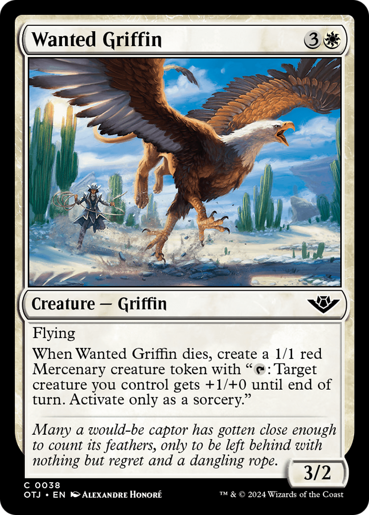 Wanted Griffin [Outlaws of Thunder Junction] | Lots Moore NSW