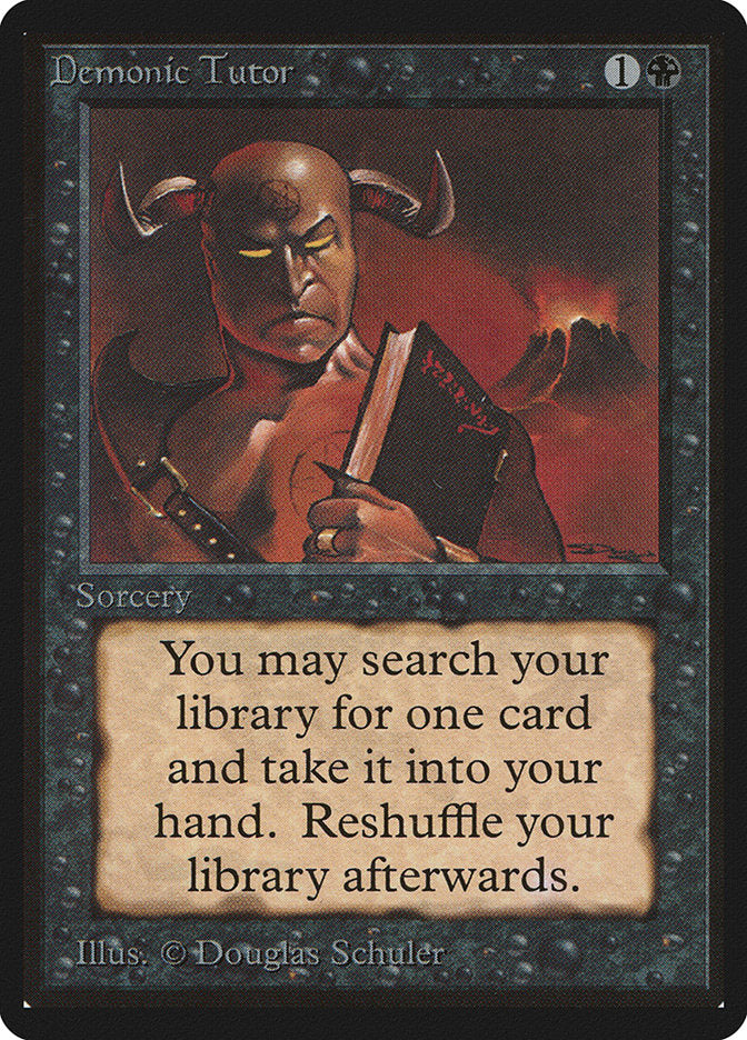 Demonic Tutor [Beta Edition] | Lots Moore NSW