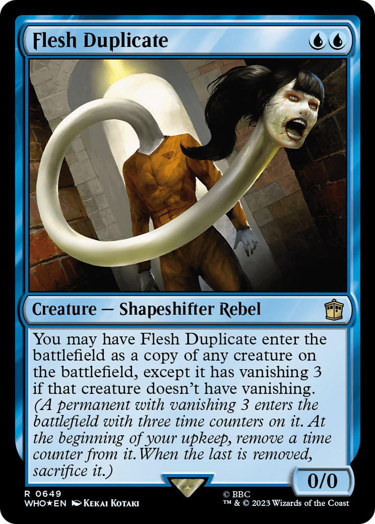 Flesh Duplicate (Surge Foil) [Doctor Who] | Lots Moore NSW