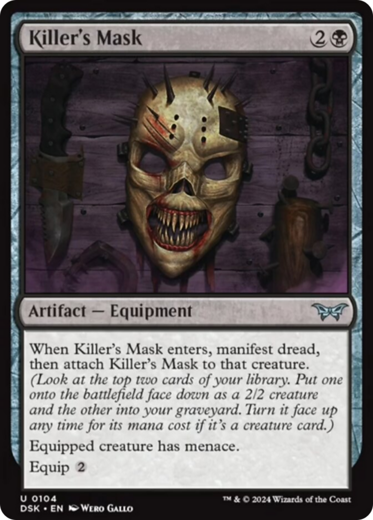 Killer's Mask [Duskmourn: House of Horror] | Lots Moore NSW