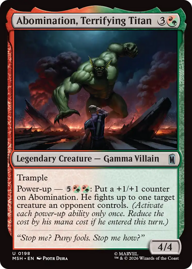 Abomination, Terrifying Titan [Marvel Super Heroes] | Lots Moore NSW