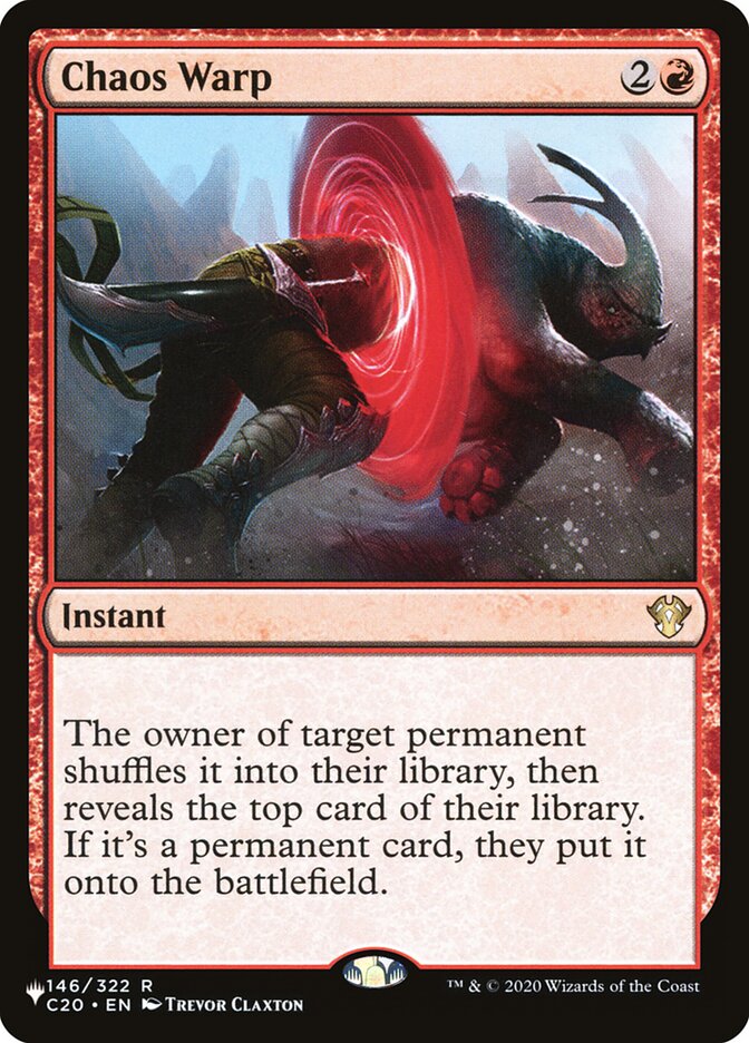 Chaos Warp [Secret Lair: Heads I Win, Tails You Lose] | Lots Moore NSW