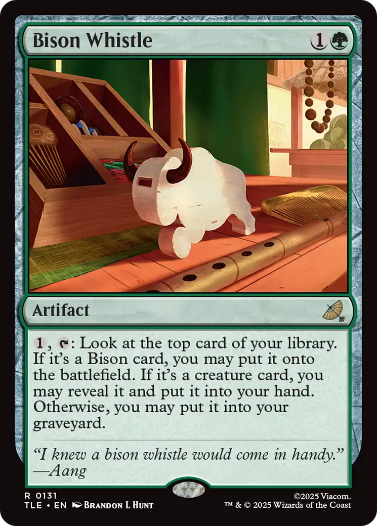 Bison Whistle [Avatar: The Last Airbender: Eternal-Legal] | Lots Moore NSW