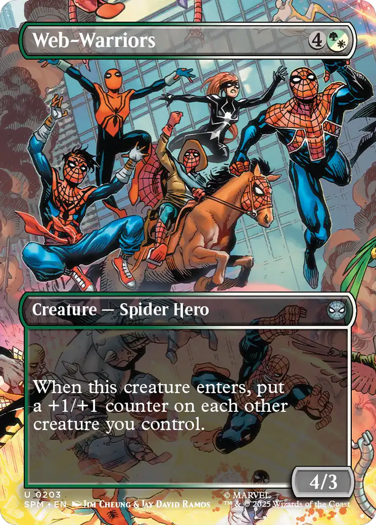 Web-Warriors (Borderless) [Marvel's Spider-Man] | Lots Moore NSW