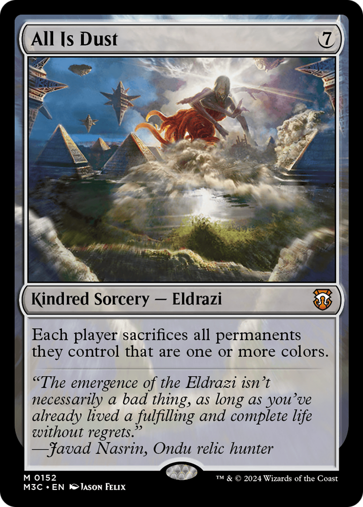 All Is Dust (Ripple Foil) [Modern Horizons 3 Commander] | Lots Moore NSW