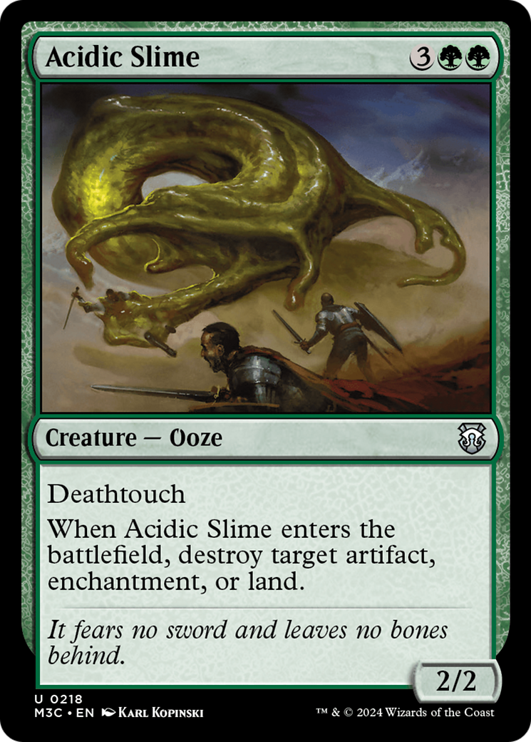 Acidic Slime (Ripple Foil) [Modern Horizons 3 Commander] | Lots Moore NSW