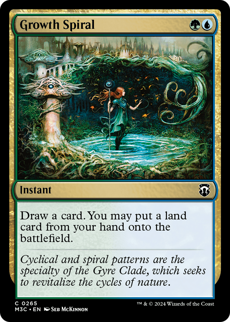 Growth Spiral (Ripple Foil) [Modern Horizons 3 Commander] | Lots Moore NSW