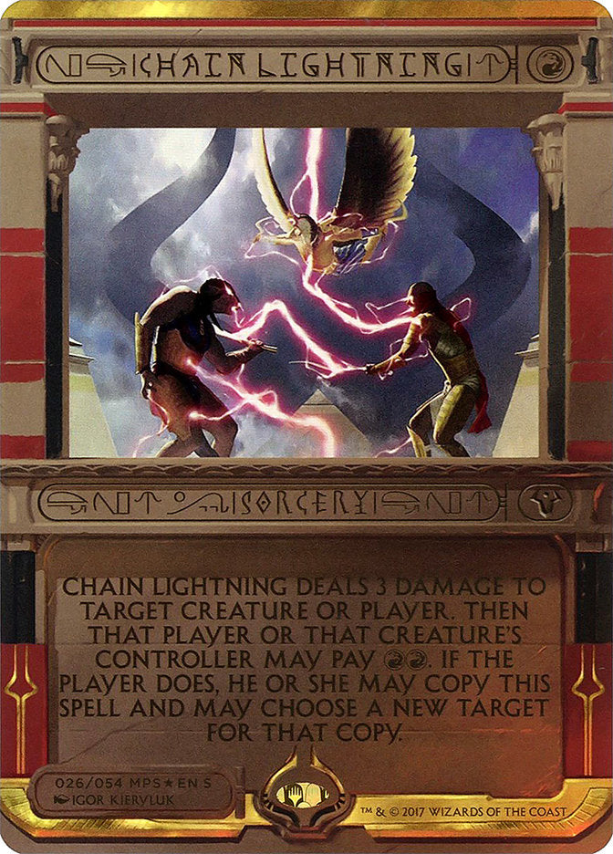 Chain Lightning (Invocation) [Amonkhet Invocations] | Lots Moore NSW