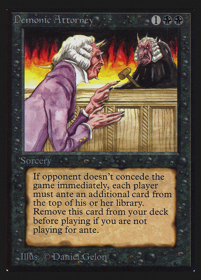 Demonic Attorney [International Collectors' Edition] | Lots Moore NSW