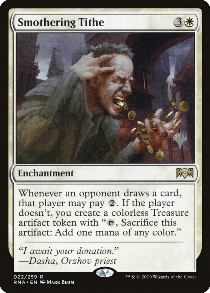 Smothering Tithe (Promo Pack) [Ravnica Allegiance Promos] | Lots Moore NSW