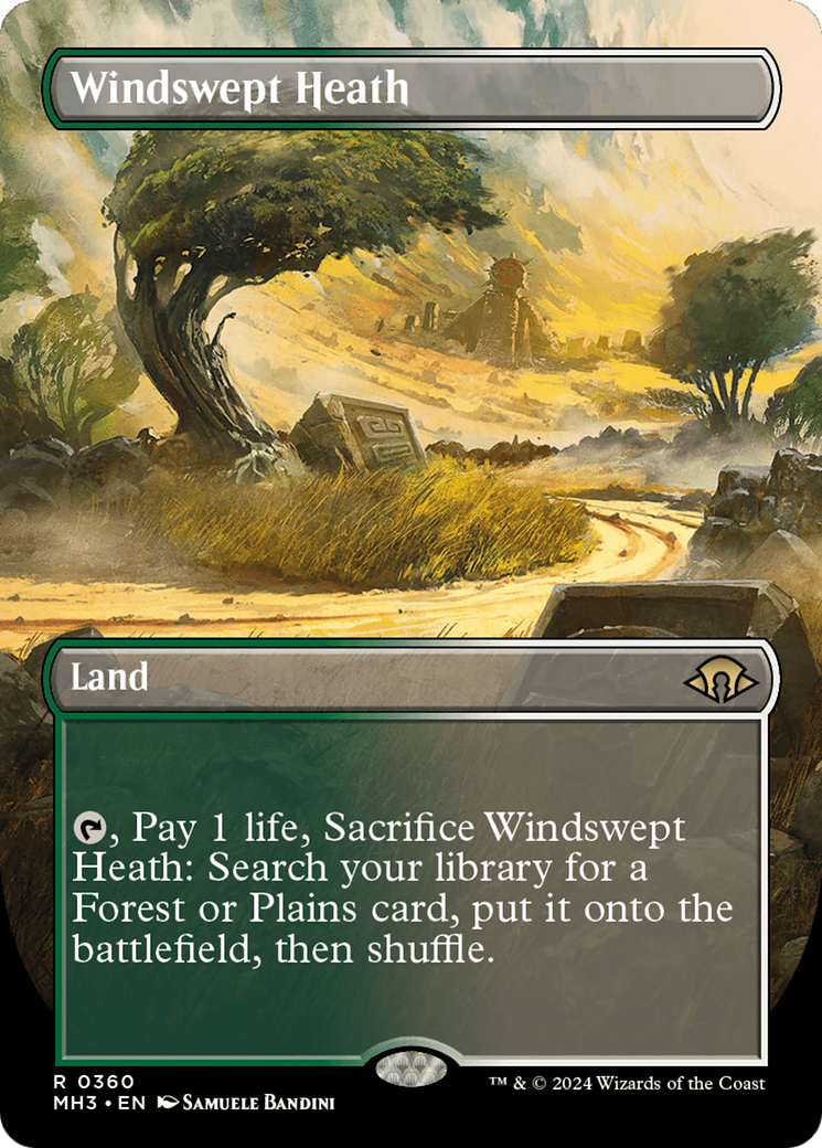 Windswept Heath (Borderless) [Modern Horizons 3] | Lots Moore NSW