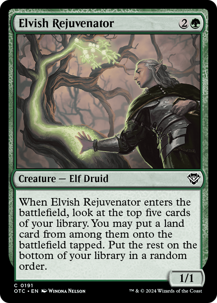 Elvish Rejuvenator [Outlaws of Thunder Junction Commander] | Lots Moore NSW