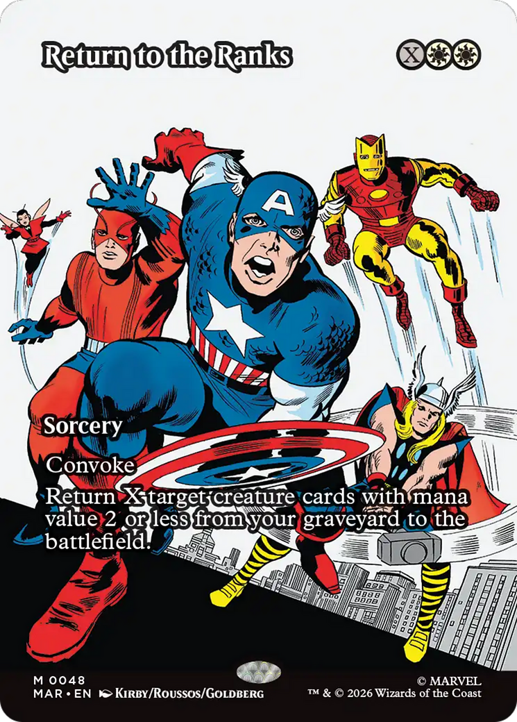 Return to the Ranks (Borderless) [Marvel Universe: Eternal-Legal] | Lots Moore NSW