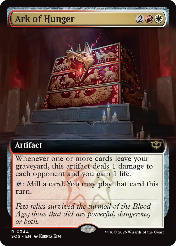 Ark of Hunger (Extended Art) [Secrets of Strixhaven] Magic: The Gathering | Lots Moore NSW