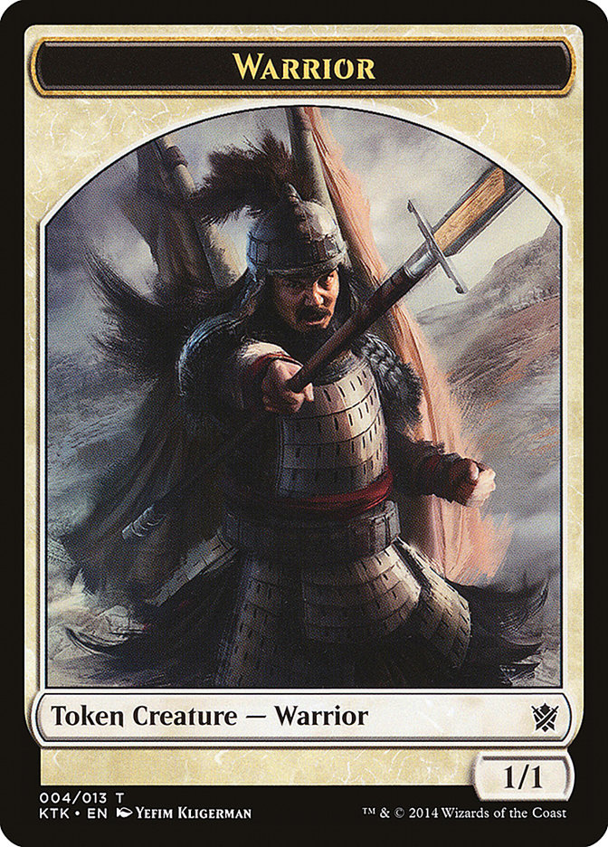Warrior Token (004/013) [Khans of Tarkir Tokens] | Lots Moore NSW