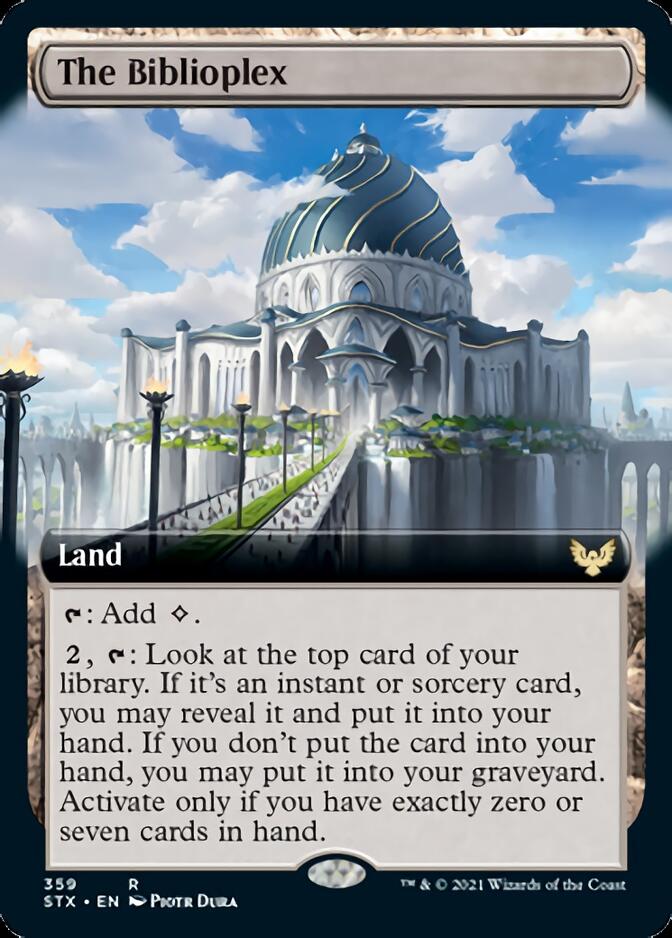 The Biblioplex (Extended Art) [Strixhaven: School of Mages] | Lots Moore NSW