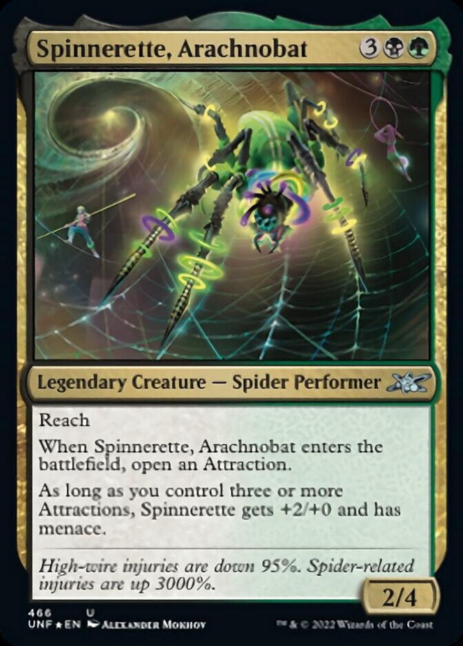 Spinnerette, Arachnobat (Galaxy Foil) [Unfinity] | Lots Moore NSW