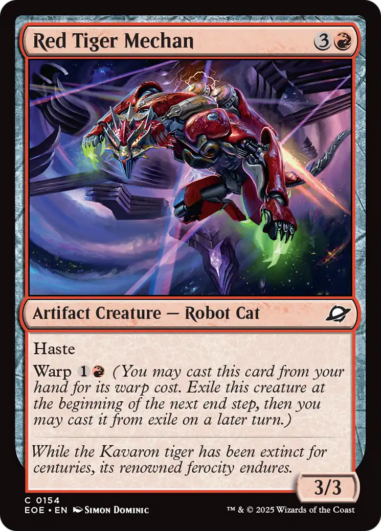 Red Tiger Mechan [Edge of Eternities] | Lots Moore NSW