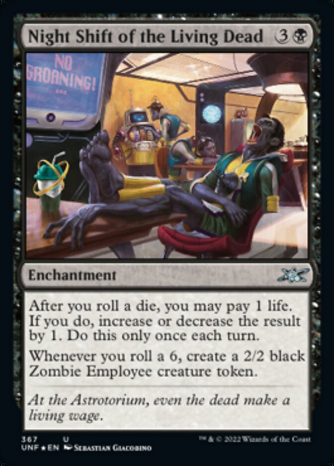 Night Shift of the Living Dead (Galaxy Foil) [Unfinity] | Lots Moore NSW