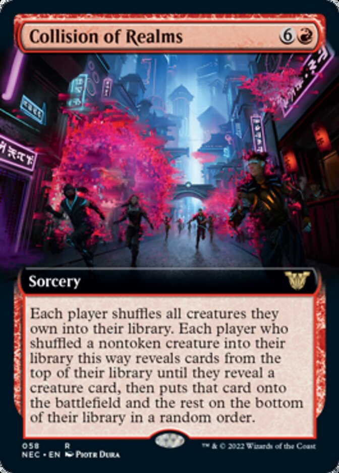 Collision of Realms (Extended Art) [Kamigawa: Neon Dynasty Commander] | Lots Moore NSW