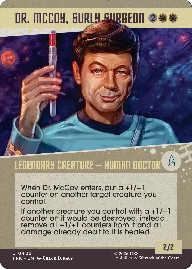 Dr. McCoy, Surly Surgeon (Showcase) [Star Trek] | Lots Moore NSW