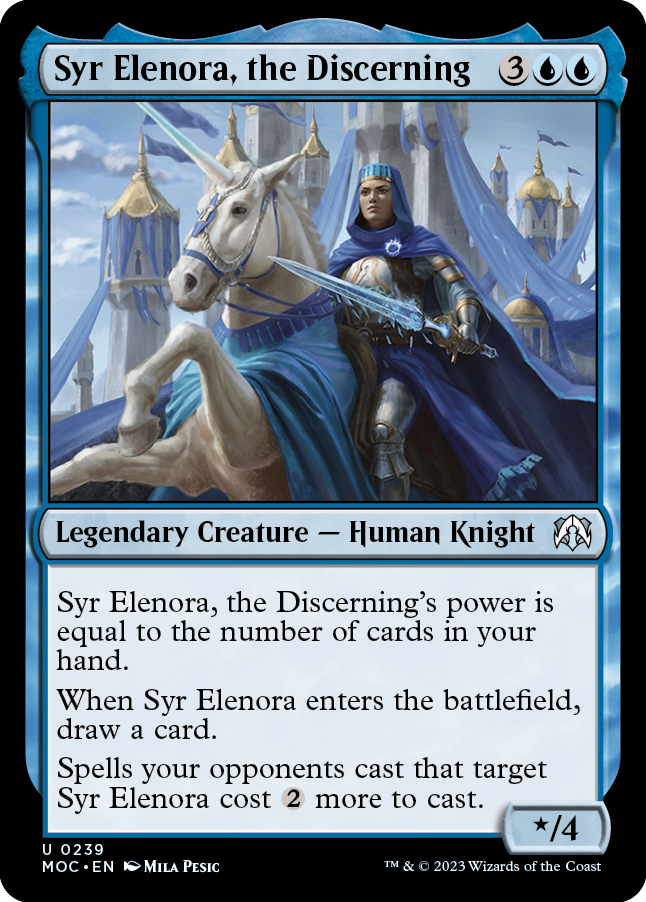 Syr Elenora, the Discerning [March of the Machine Commander] | Lots Moore NSW