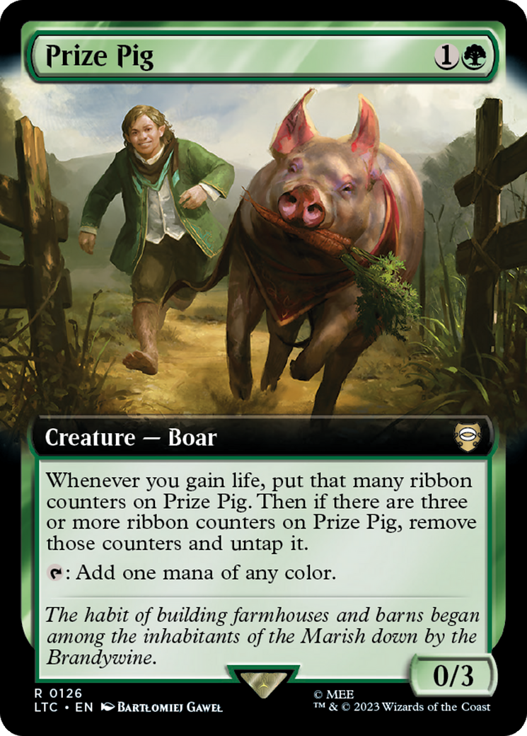 Prize Pig (Extended Art) [The Lord of the Rings: Tales of Middle-Earth Commander] | Lots Moore NSW