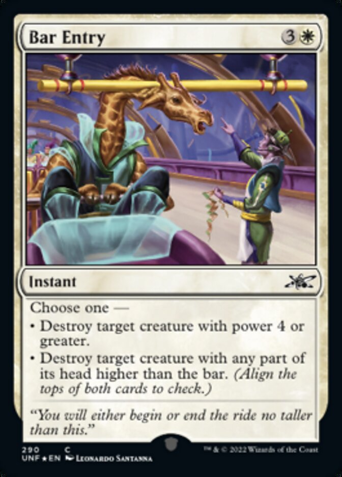 Bar Entry (Galaxy Foil) [Unfinity] | Lots Moore NSW