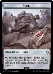 Junk // Squirrel Double-Sided Token [Fallout Tokens] | Lots Moore NSW