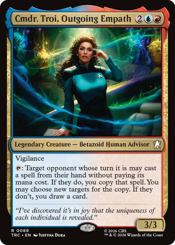 Cmdr. Troi, Outgoing Empath [Star Trek Commander] | Lots Moore NSW
