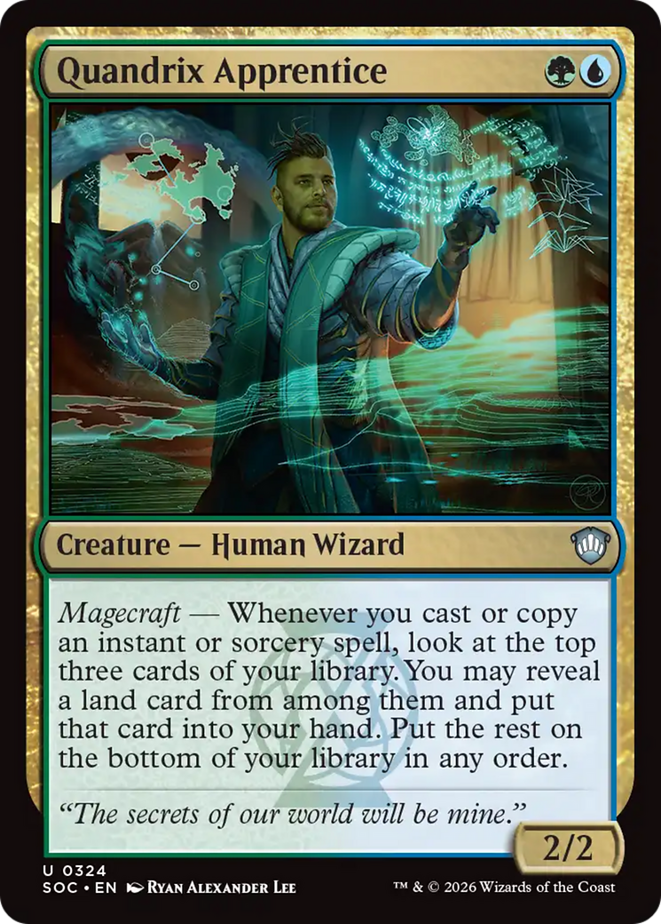 Quandrix Apprentice [Secrets of Strixhaven Commander] | Lots Moore NSW