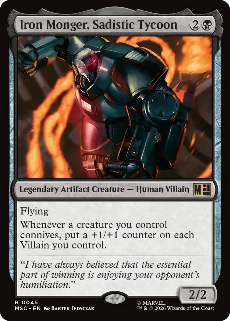 Iron Monger, Sadistic Tycoon [Marvel Super Heroes Commander] | Lots Moore NSW
