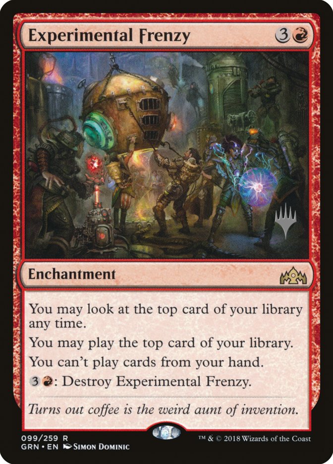 Experimental Frenzy (Promo Pack) [Guilds of Ravnica Promos] | Lots Moore NSW