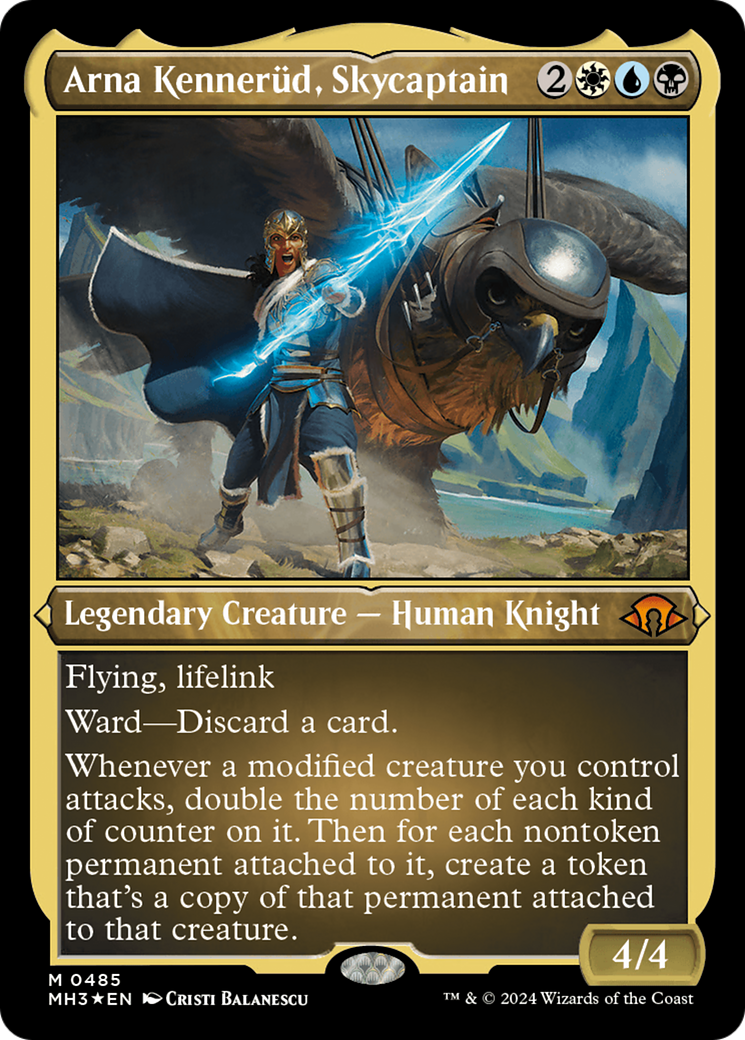 Arna Kennerud, Skycaptain (Foil Etched) [Modern Horizons 3] | Lots Moore NSW