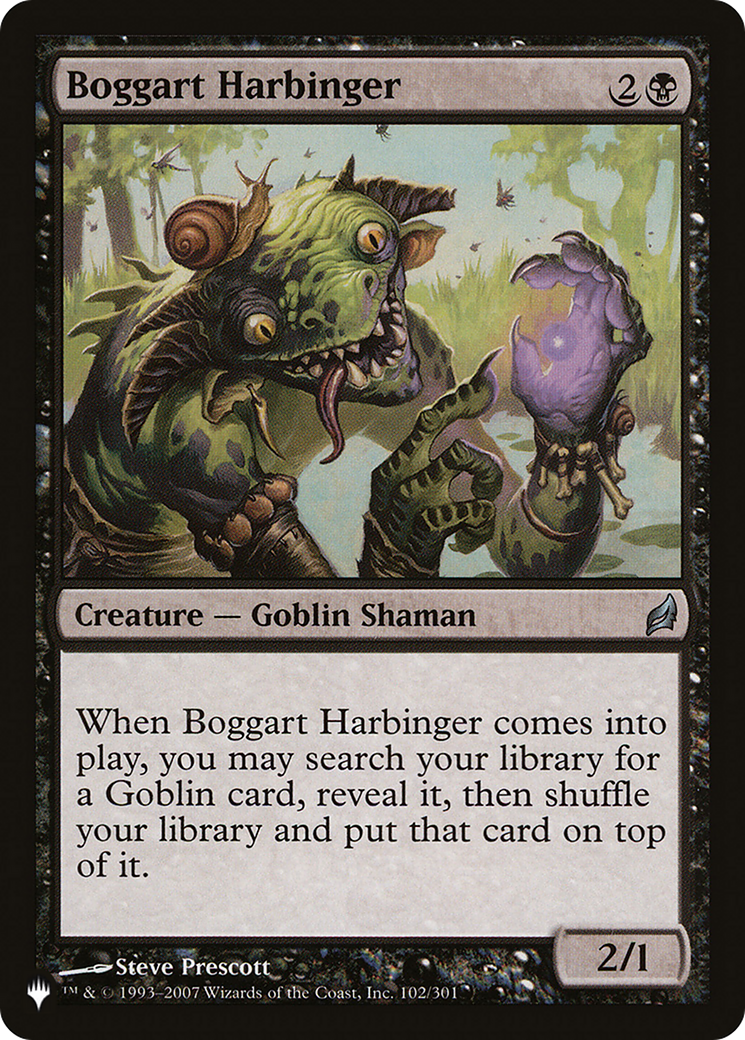 Boggart Harbinger [The List Reprints] | Lots Moore NSW