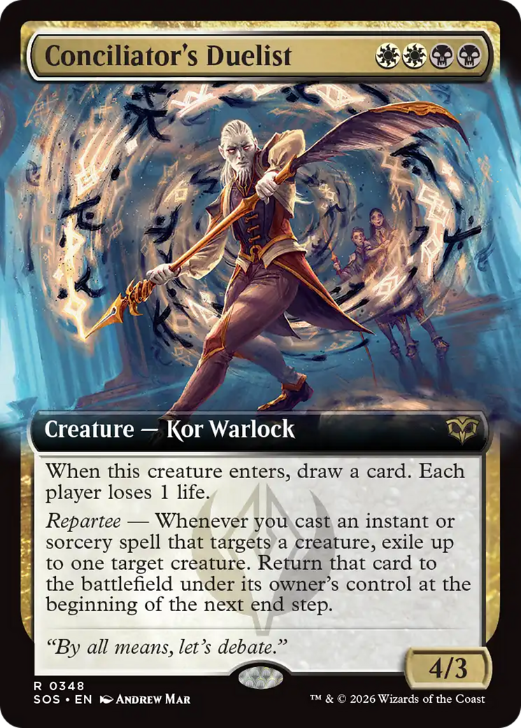 Conciliator's Duelist (Extended Art) [Secrets of Strixhaven] | Lots Moore NSW