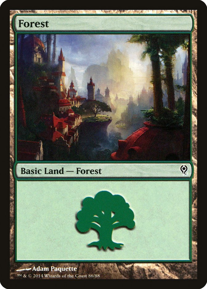 Forest (86) [Duel Decks: Jace vs. Vraska] | Lots Moore NSW