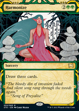 Harmonize (Foil Etched) [Strixhaven: School of Mages Mystical Archive] | Lots Moore NSW
