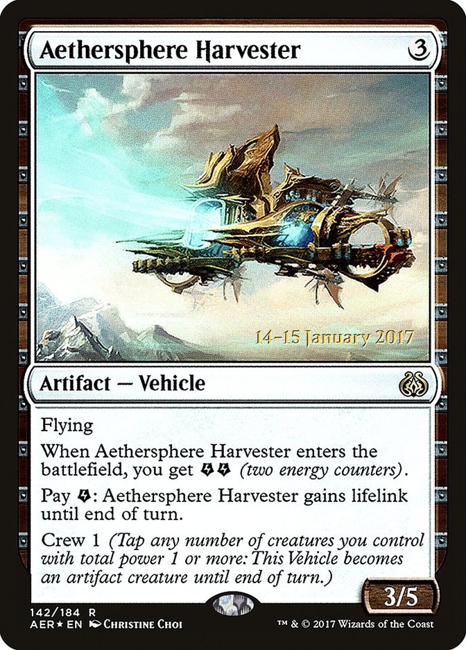 Aethersphere Harvester [Aether Revolt Prerelease Promos] | Lots Moore NSW