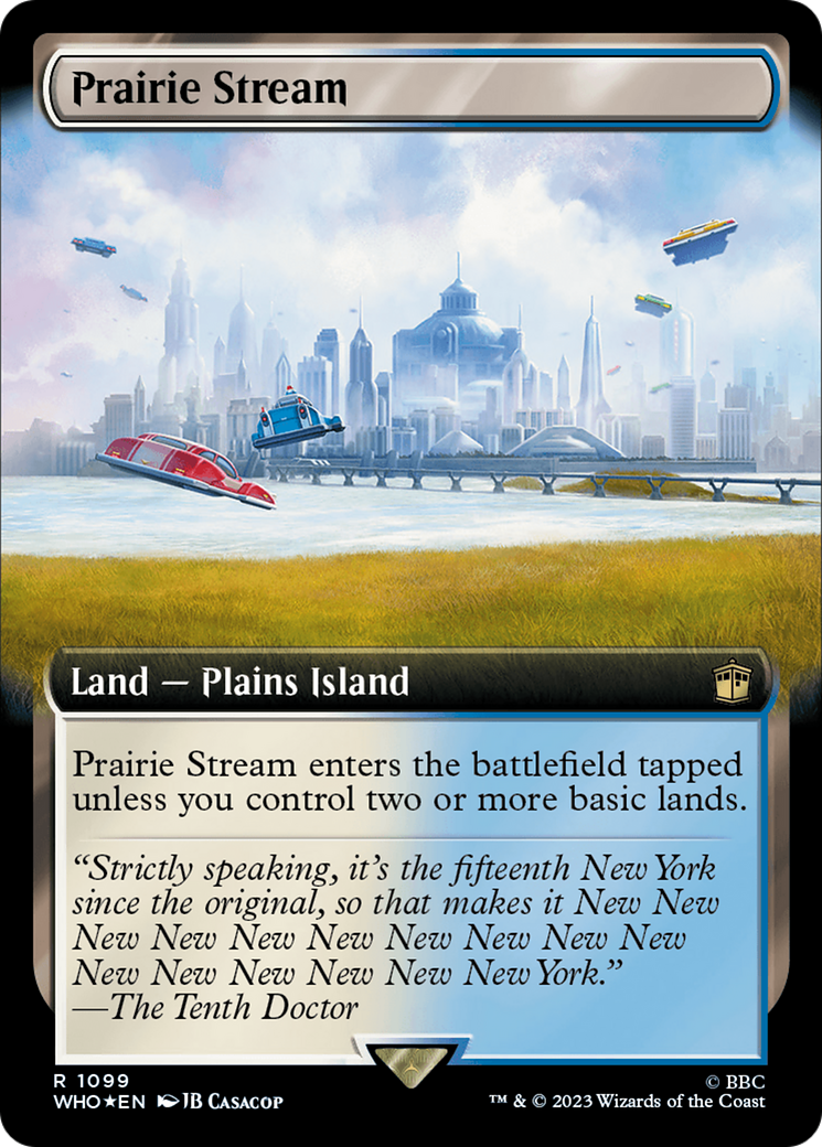Prairie Stream (Extended Art) (Surge Foil) [Doctor Who] | Lots Moore NSW