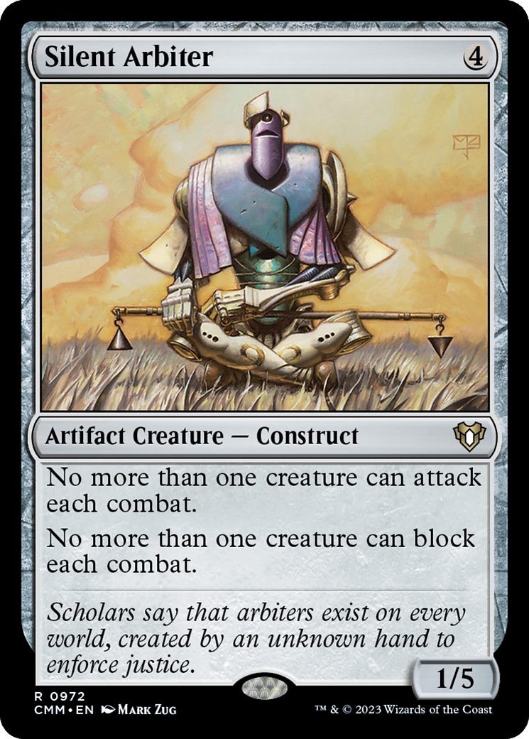 Silent Arbiter [Commander Masters] | Lots Moore NSW