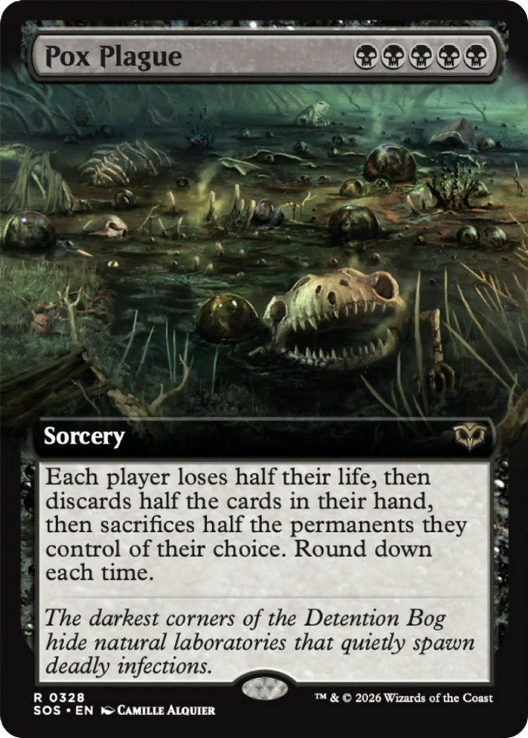 Pox Plague (Extended Art) [Secrets of Strixhaven] | Lots Moore NSW