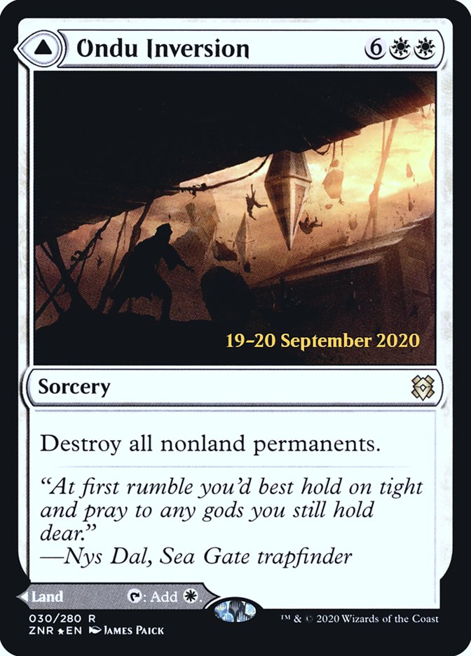Ondu Inversion // Ondu Skyruins [Zendikar Rising Prerelease Promos] | Lots Moore NSW