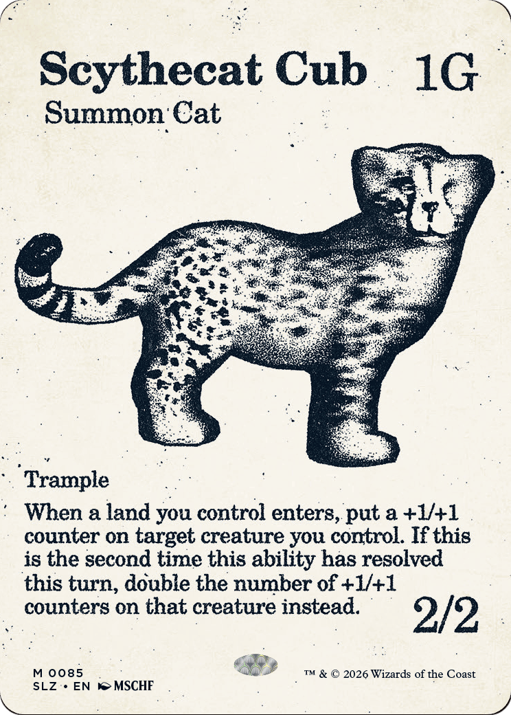 Scythecat Cub (0085) [Secret Lair x MSCHF: The Zeta Set] | Lots Moore NSW