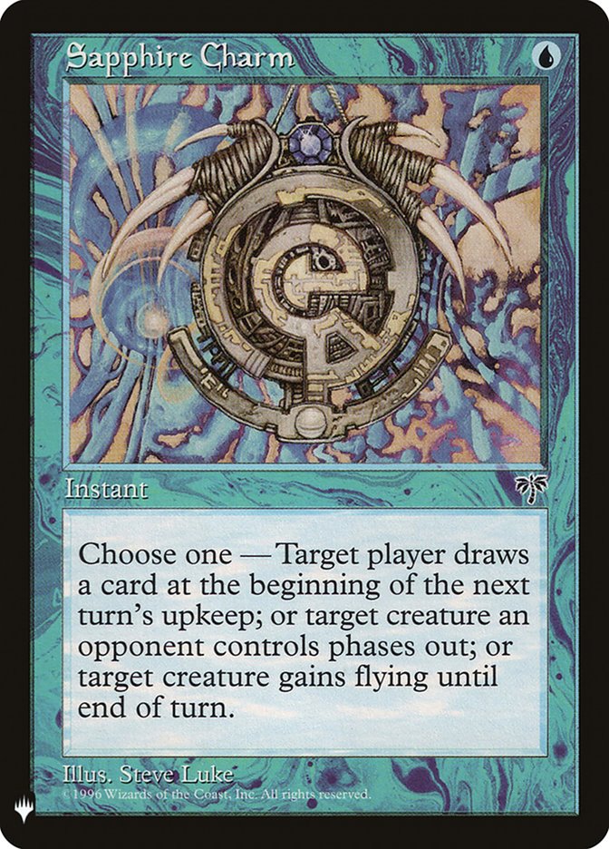 Sapphire Charm [Mystery Booster] | Lots Moore NSW