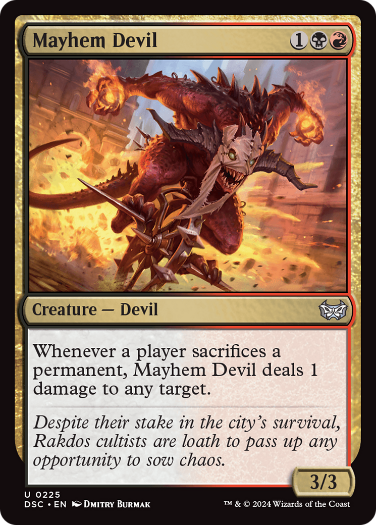 Mayhem Devil [Duskmourn: House of Horror Commander] | Lots Moore NSW