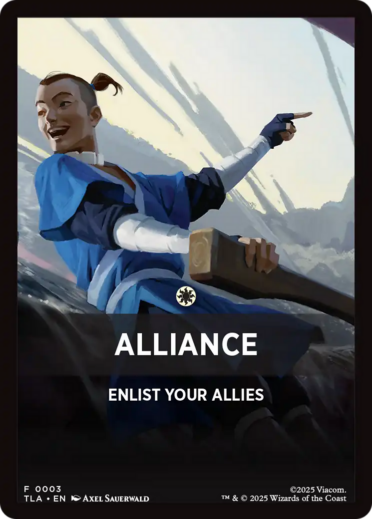 Alliance Theme Card [Avatar: The Last Airbender Tokens] | Lots Moore NSW