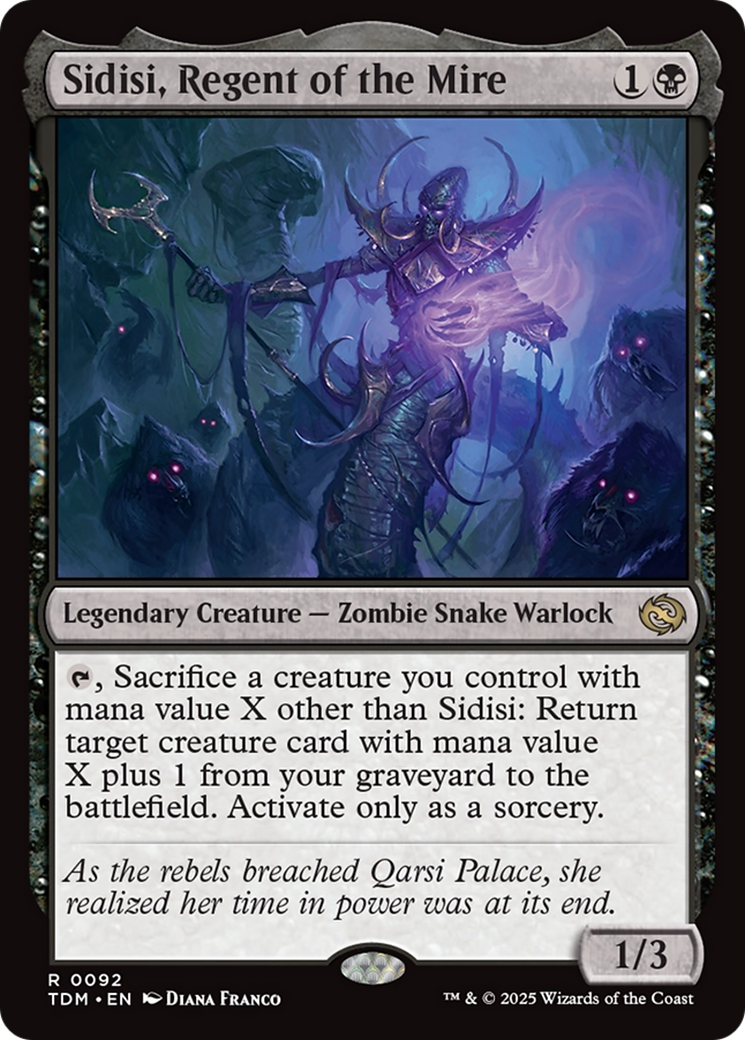 Sidisi, Regent of the Mire [Tarkir: Dragonstorm] | Lots Moore NSW